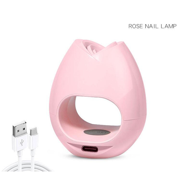 Geelikynsien kuivauslamppu UV 16w Rose USB yhdelle sormelle